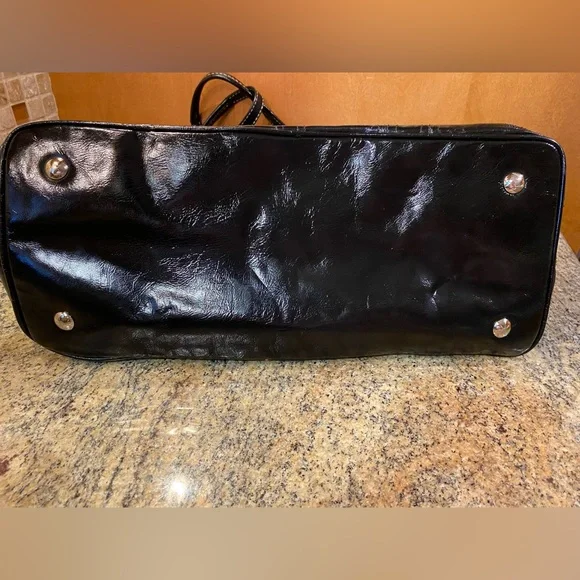 EUC Coach Black kisslock shoulder bag - Picture 11 of 11